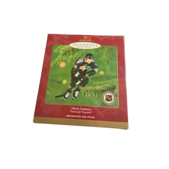 Hallmark Keepsake Ornament 2001 Mario Lemieux Pittsburgh Penguins Collectible - Picture 1 of 4